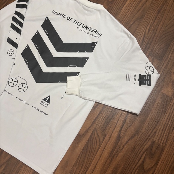 Fabric Of The Universe * Men’s Dual Fusion Premium Long Sleeve * Large * NWT - Picture 5 of 12